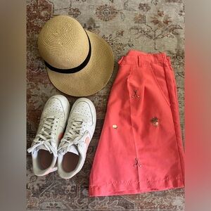 Vintage K.T embroidered Golf shorts